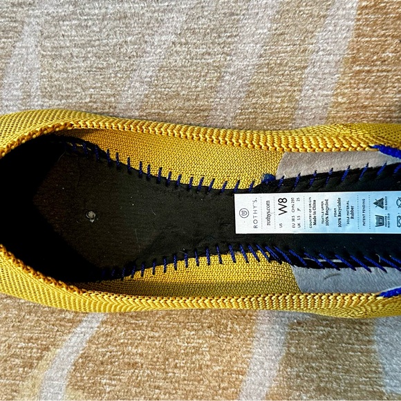 Rothy’s The Point (Original) in Marigold size 8. - Picture 9 of 9